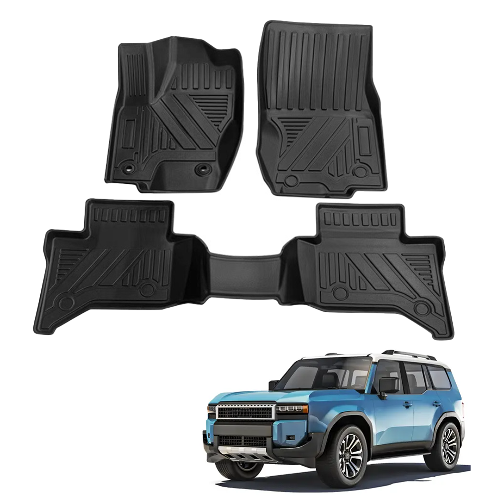 All-Weather TPE Floor Mats & Cargo Liner for 2024 Toyota Land Cruiser LC250/J250