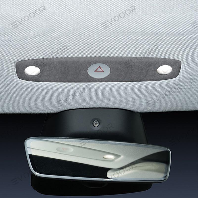 Tesla Alcantara Front Reading Light Cover Sticker For 2024 Model 3 Highland - Evooor