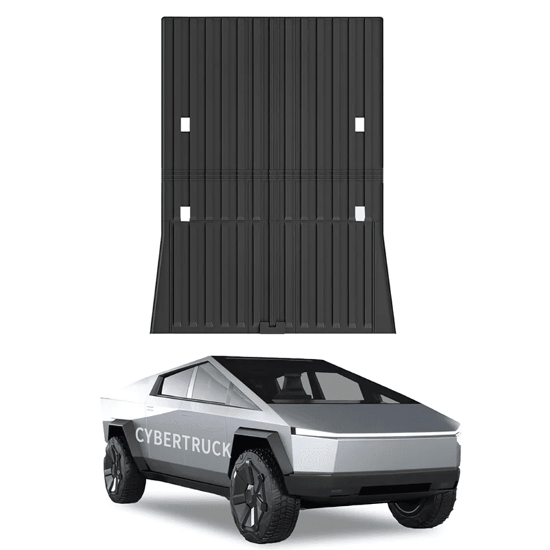 All Weather TPE Floor Mats Cargo Liners Set for Cybertruck - Evooor