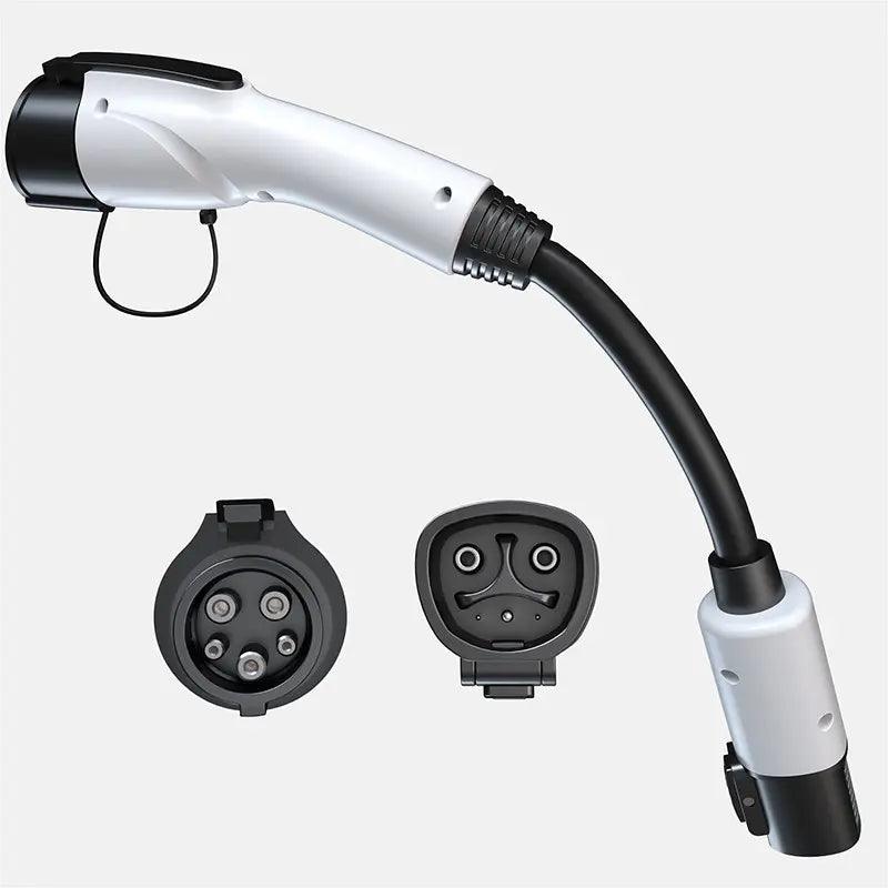 Electric Vehicle Charger Cable for NACS and Tesla Vehicles with J1772 Adapter Connection - Evooor