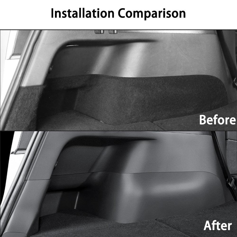 Tesla Model Y 2021+ Rear Trunk Bumper Guard Set - 2 Pieces, Side Protection Kit - Evooor