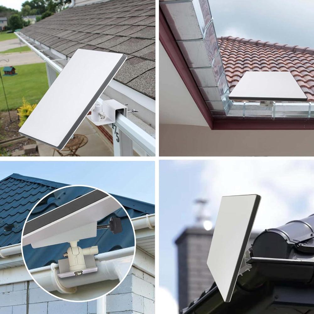 Adjustable Wall Mount Bracket Kit with Screw Adapter for Starlink Mini Satellite Dish - Evooor