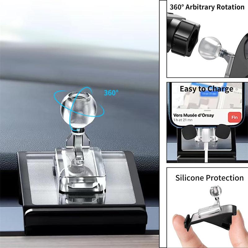 Model 3/Y Felixble Phone Mount Holder, Compatible with 4.7-6.7inch Phone, 360° Rotating Head For Tesla(2017-2023) - Evooor