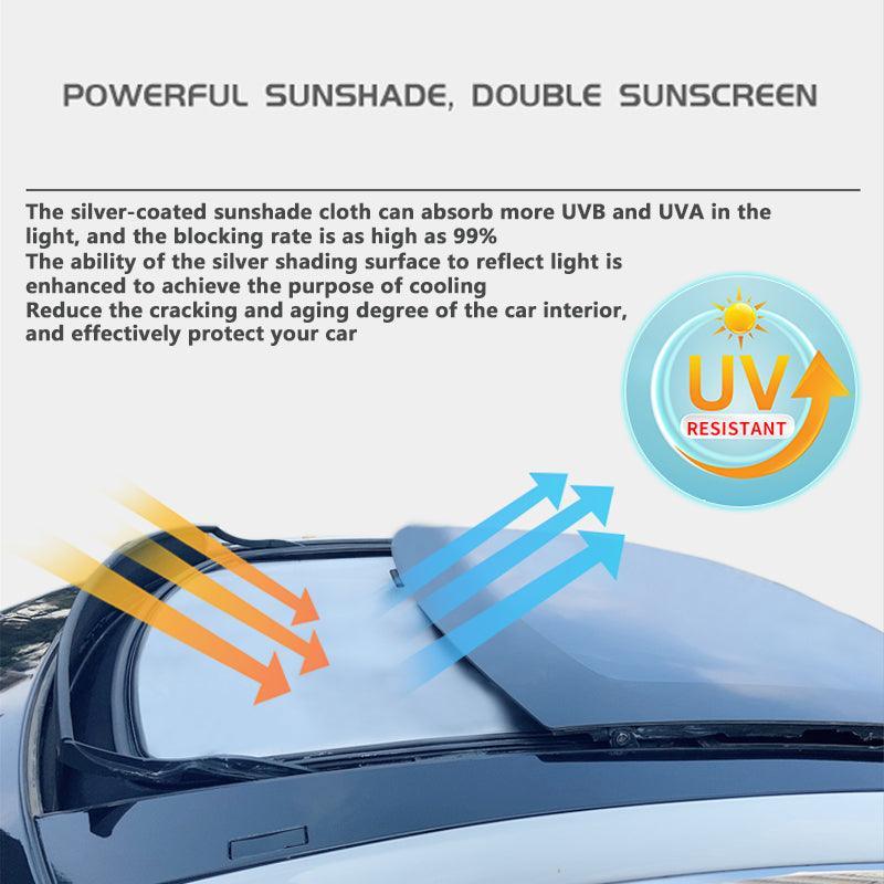 Model S Panoramic Sunshades Openable Sunroofs Sun Visor Accessories For Tesla(2015-2023) - Evooor