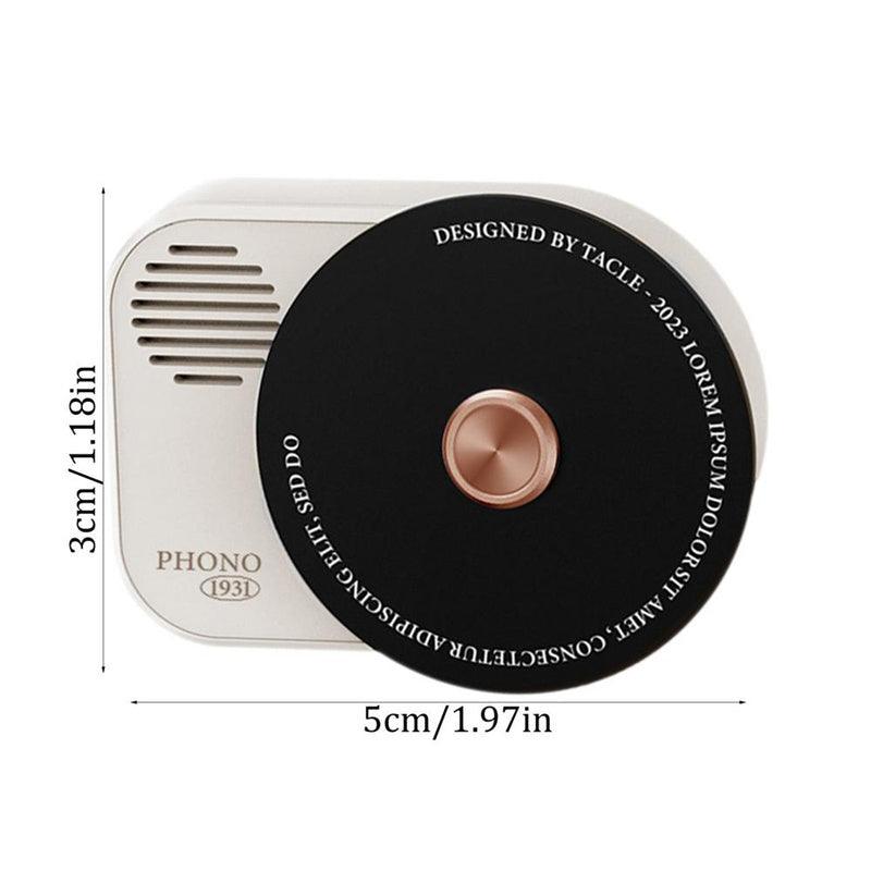 Tesla Model 3/Y Car Aromatherapy Diffuser Retro Phonograph Auto Freshers Creative Record Player Shape - Evooor
