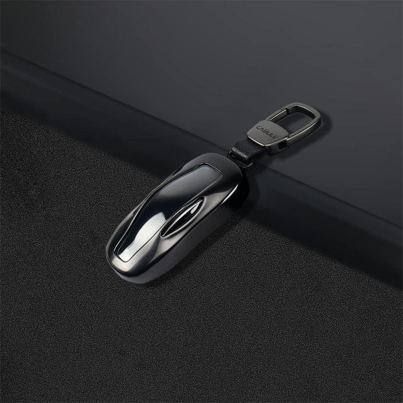 Model 3/Y/S/X Key Fob Cover Case Aluminum Metal Key Holder For Tesla(2012-2023) - Evooor