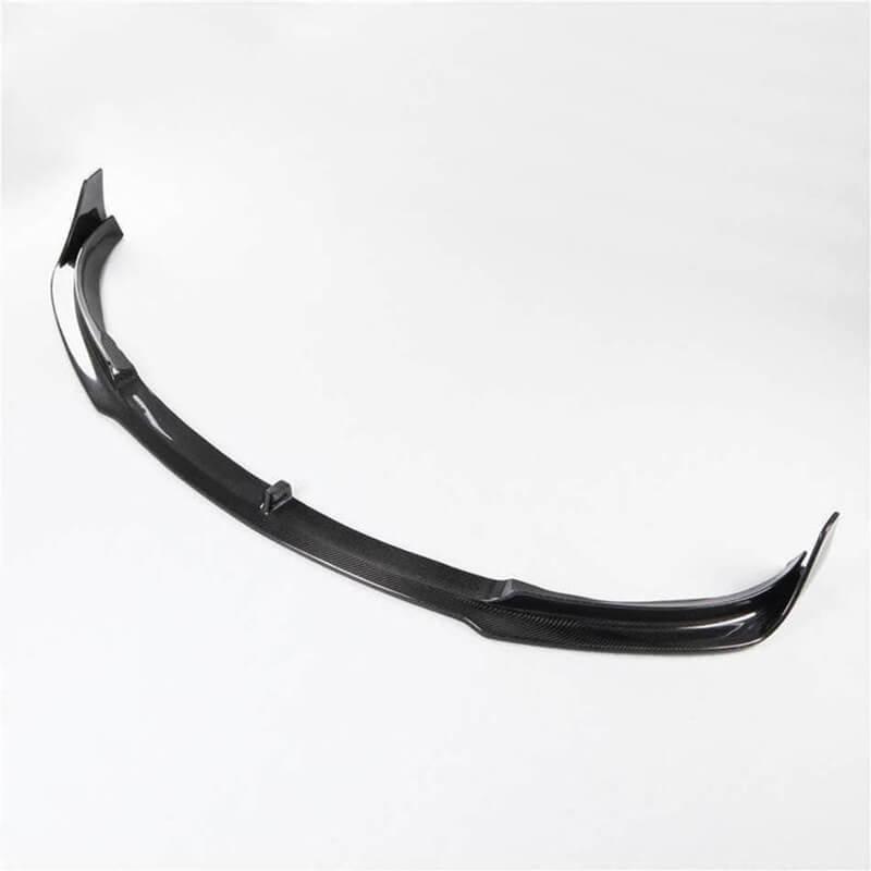 [High-Quality] Carbon Fiber Front Bumper Lip Spoiler Set for Tesla Model 3 (2017-2023) - Evooor