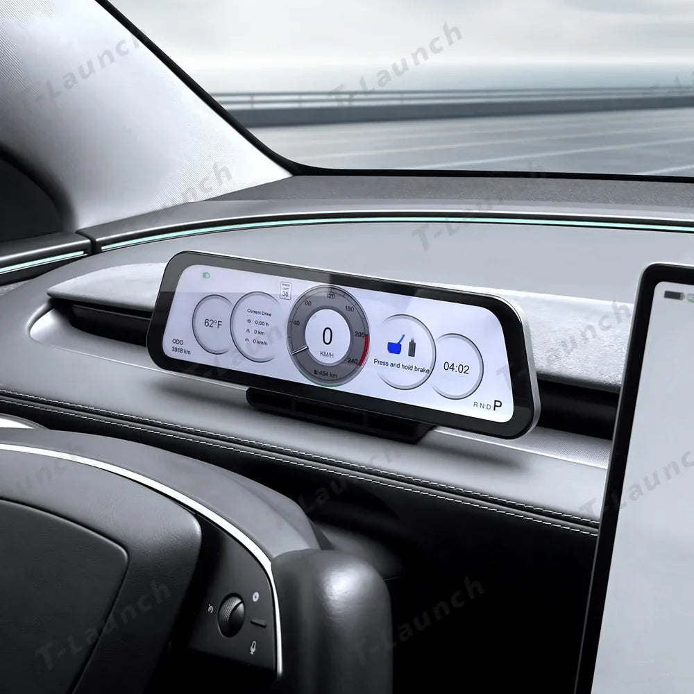 9.6-inch Instrument Cluster Heads Up Display for Tesla Model 3/Y (2021-2026)