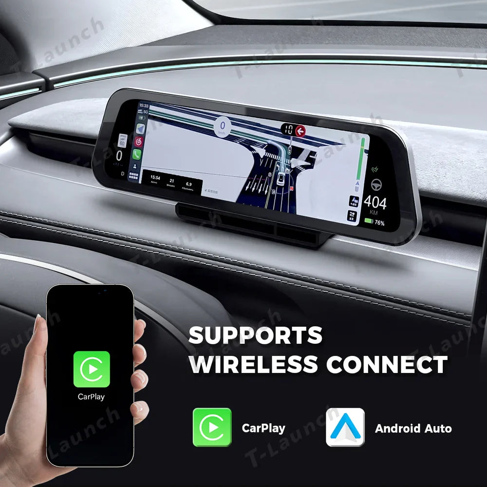 9.6-inch Instrument Cluster Heads Up Display for Tesla Model 3/Y (2021-2026)