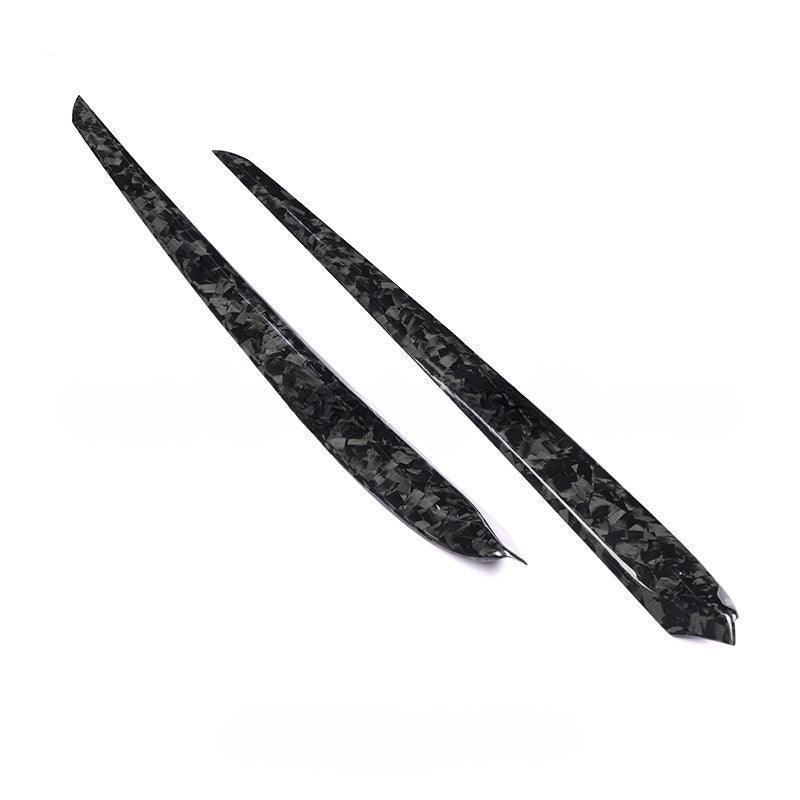 Model 3 [Real Carbon Fiber] Door Trim Cover, Front Door Trim Panel Caps For Tesla (2021-2023) - Evooor