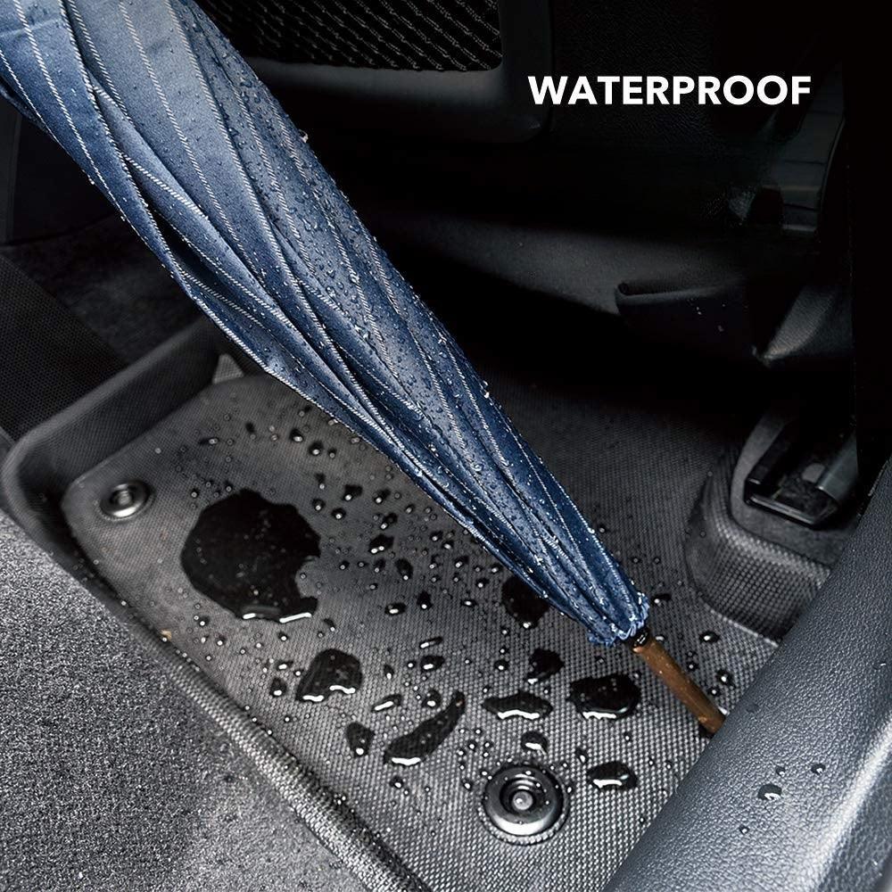 Custom-Fit Floor Mats And Liners 3D Lamination Cutting All-Weather For Tesla Model Y (2020-2024) - Evooor