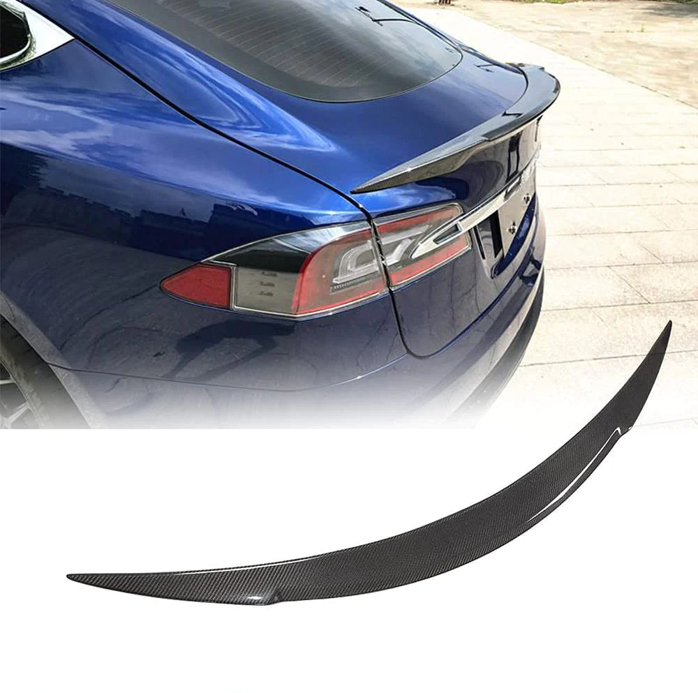 [Echte Kohlefaser] R-Style Spoiler für Tesla Model S 2014+