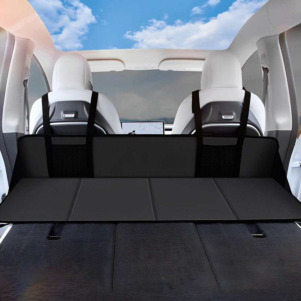 Protective Flannel Mattress Topper with Head Rest for Tesla Model 3/Y Camping Trips - Evooor