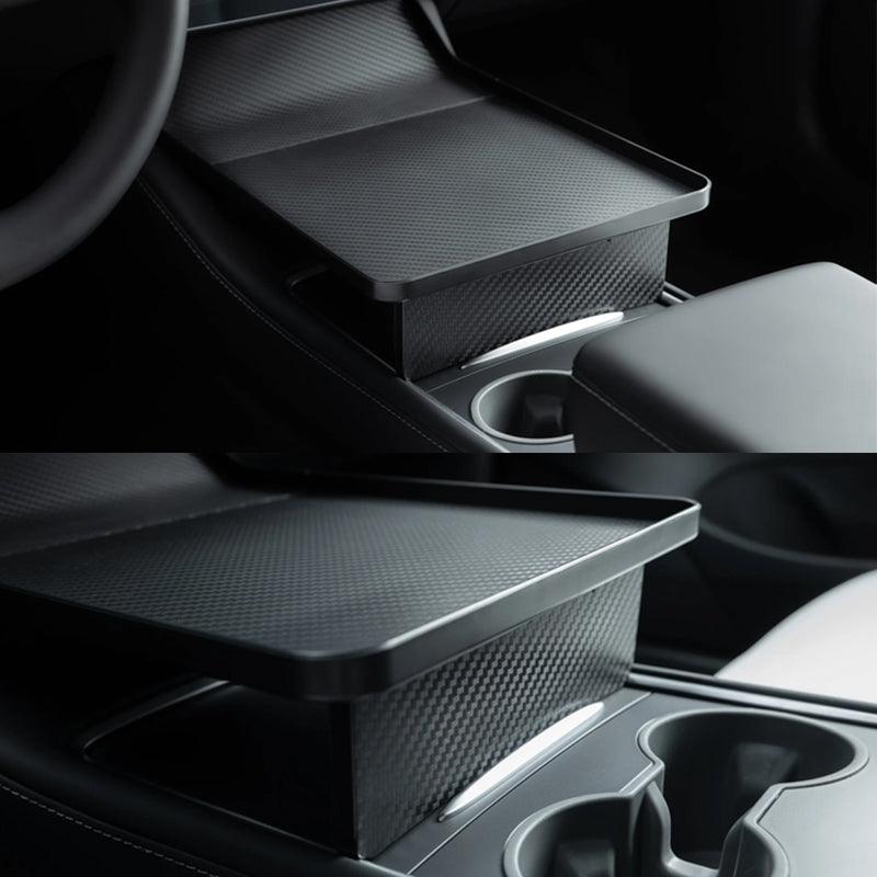 Model 3 Simple dining plate central control Desk Table For Tesla(2021-2022) - Evooor