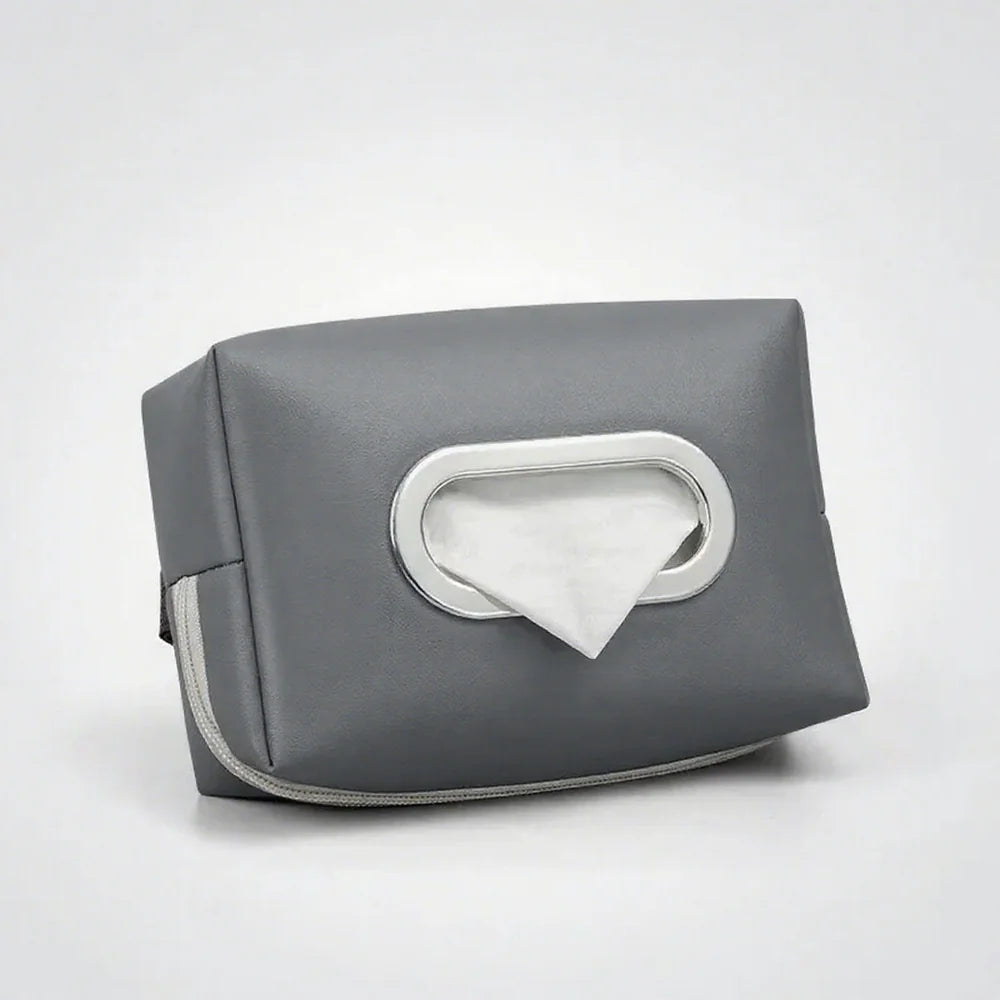 Leather Car Tissue Box For VW ID.3 - Evooor