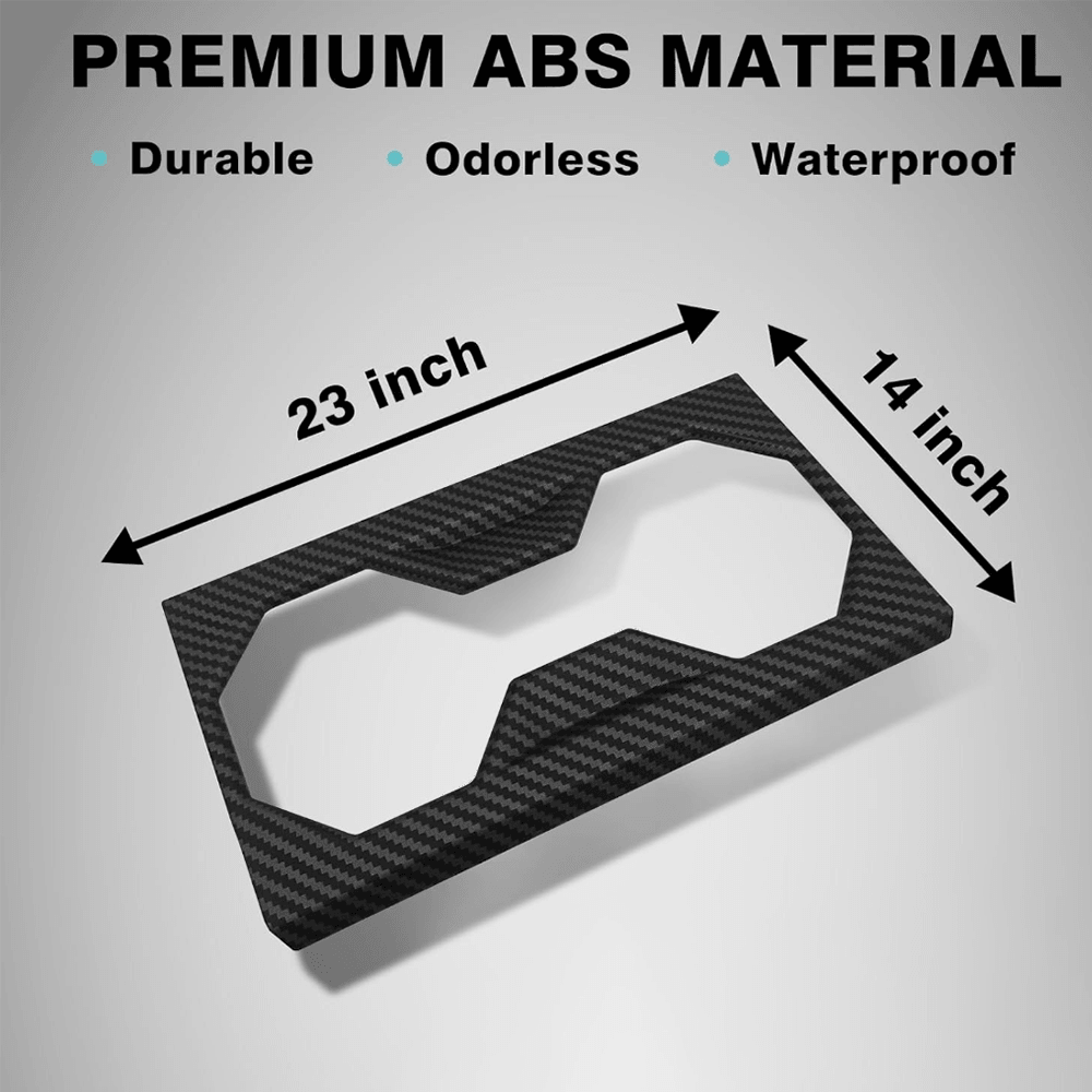 Center Console Cup Holder Frame Trim Cover for Cybertruck - Evooor