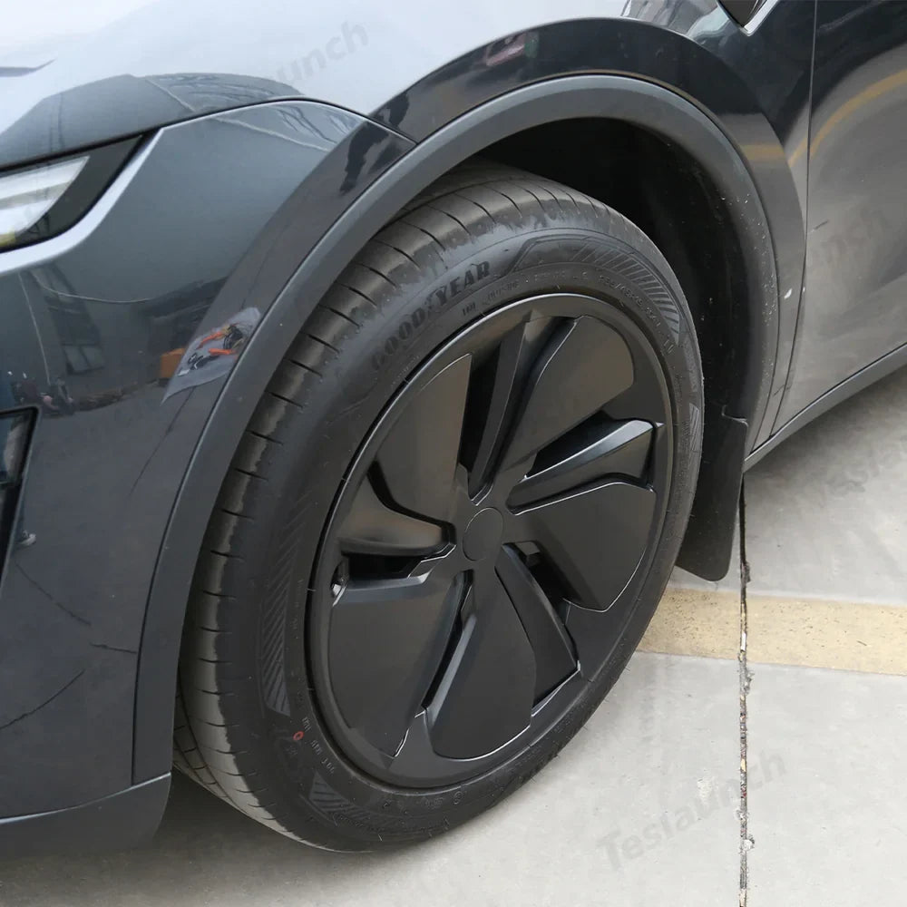 Premium 19'' Wheel Covers Set for Tesla Model Y Juniper 2025+ - Sleek Design, OEM Quality (Pack of 4) - Evooor