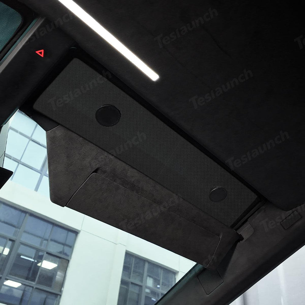 Upper Front Windshield Sunshade Mesh Sun Visor for Cybertruck (2 Pcs) - Evooor