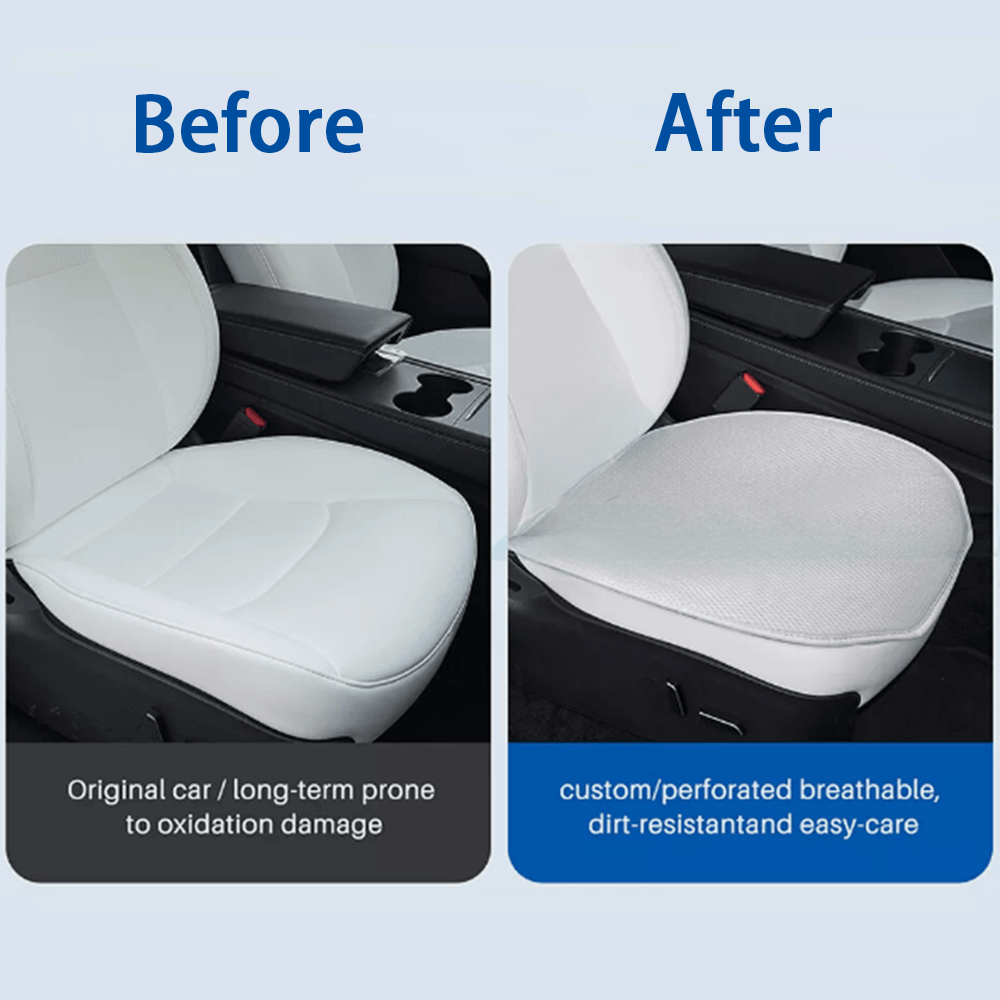 Premium Cooling Car Seat Cushion for Tesla Model 3/Y - Ultra Breathable Ice Silk Technology - Evooor