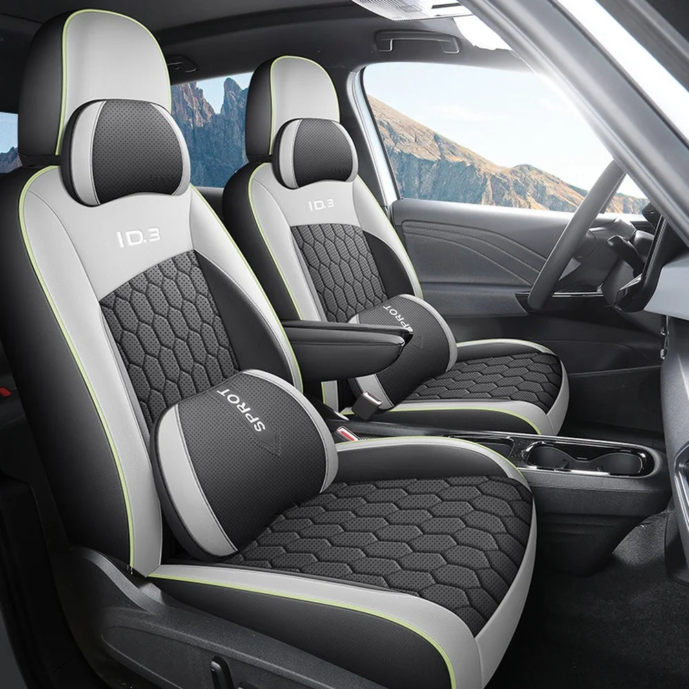 Leather Full-covered Car Seat Covers For VW ID.3 2024