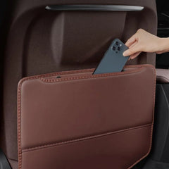 Leather Seat Back Anti-Kick Mat For VW ID.3 - Evooor