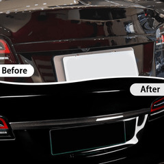 [Enhanced Performance] Carbon Fiber Rear Tailgate Trim for Tesla Model S 2022 and Beyond
