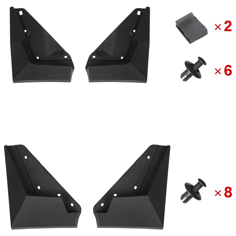 OEM TPE Mud Flaps Kit for Cybertruck - Evooor