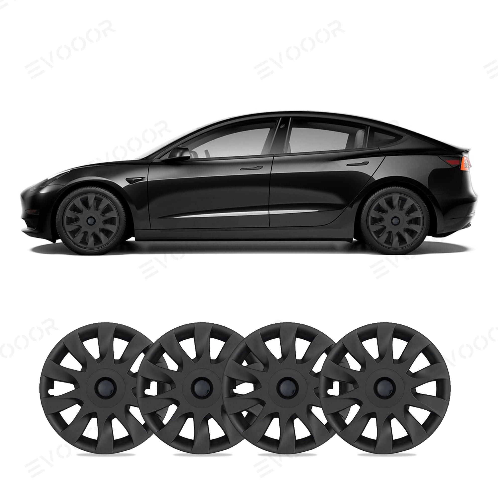 Model 3 18'' Aero Wheels Cover Hubcaps Replacement 4PCS for Tesla (2017-2023) - Evooor