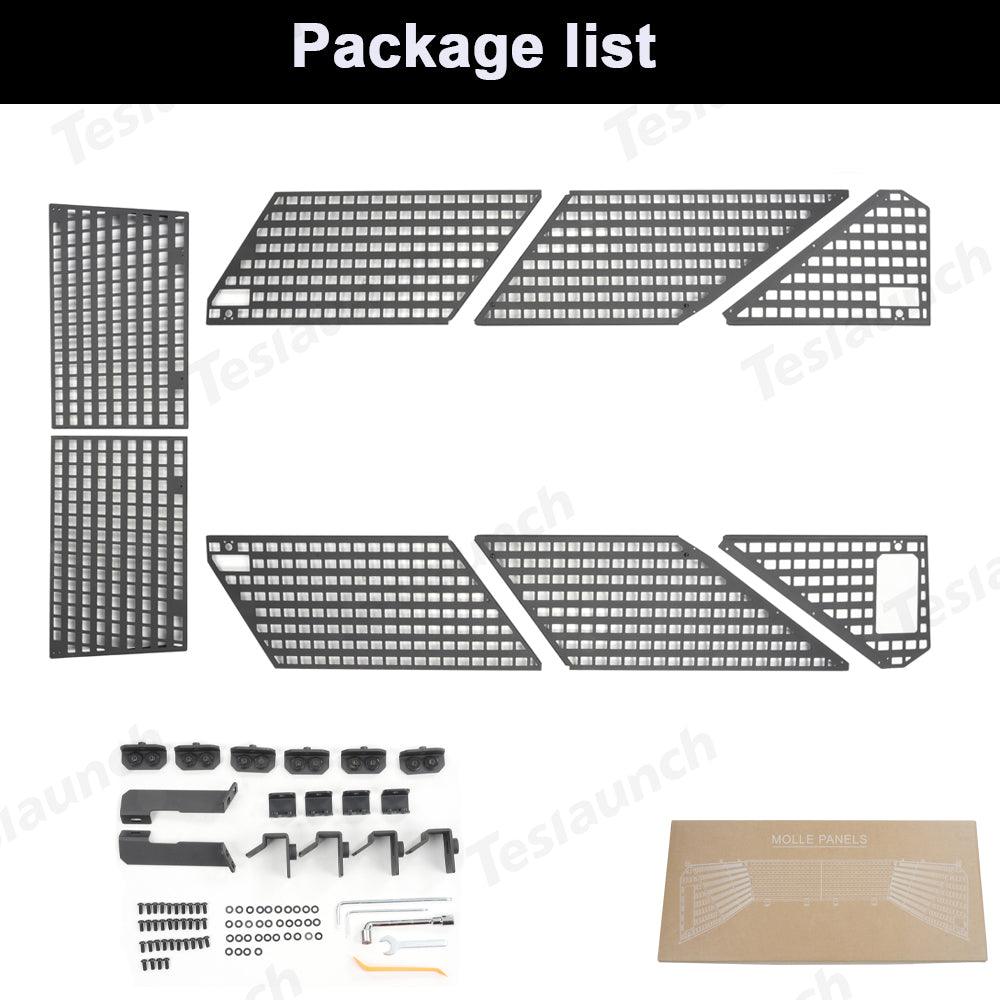 Bedside Molle Rack Panels For Cybertruck (8 PCS) - Evooor