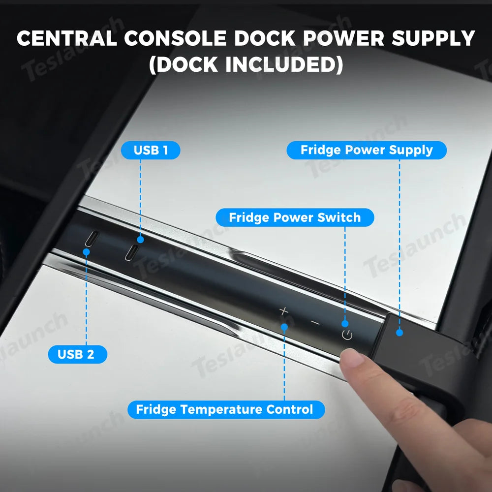 Highland 2024+ Tesla Model 3 10L Quiet Rear Trunk Mini Fridge – Compressor Cooling System - Evooor