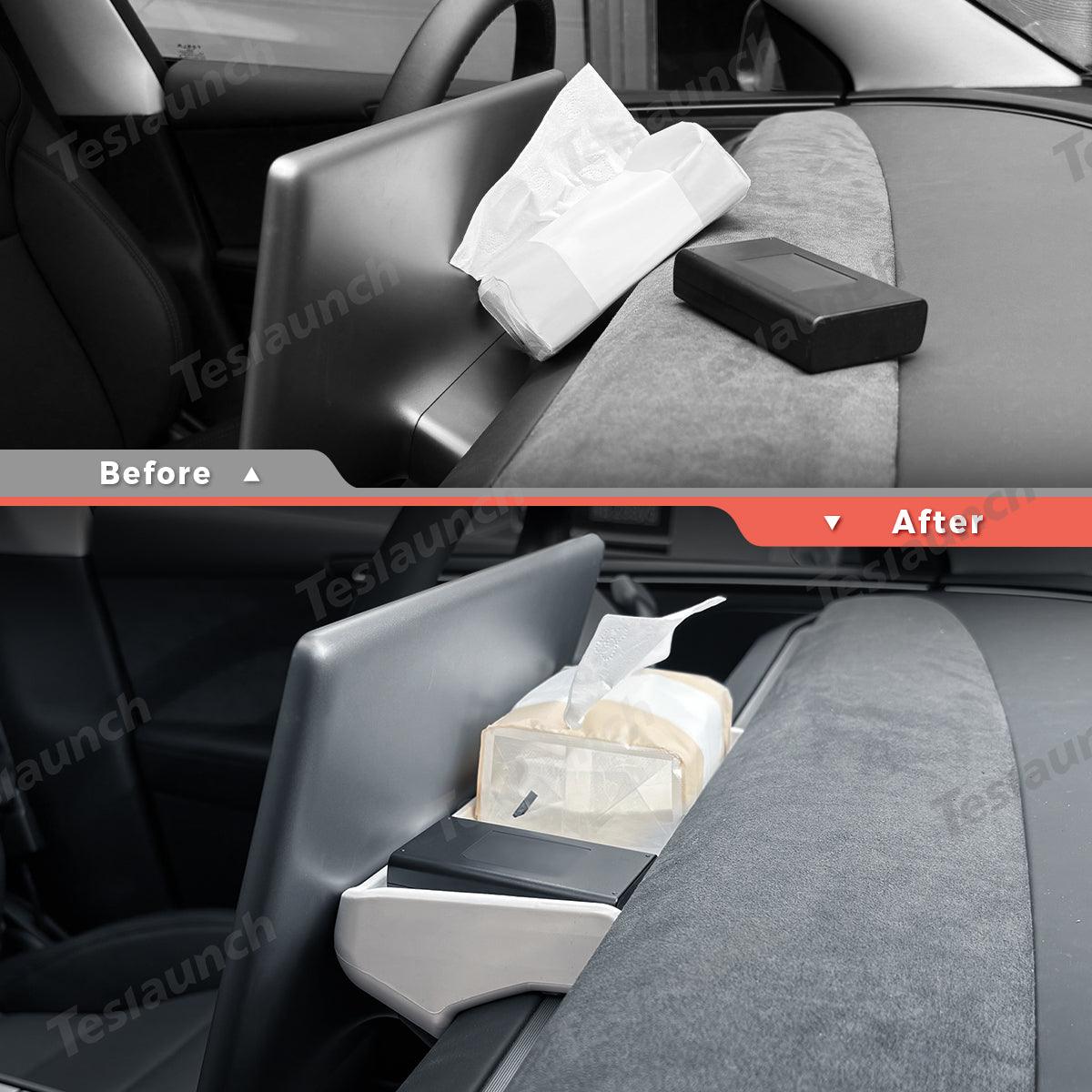 Silicone Dashboard Storage Box for Tesla Model Y Juniper 2025+ - Evooor