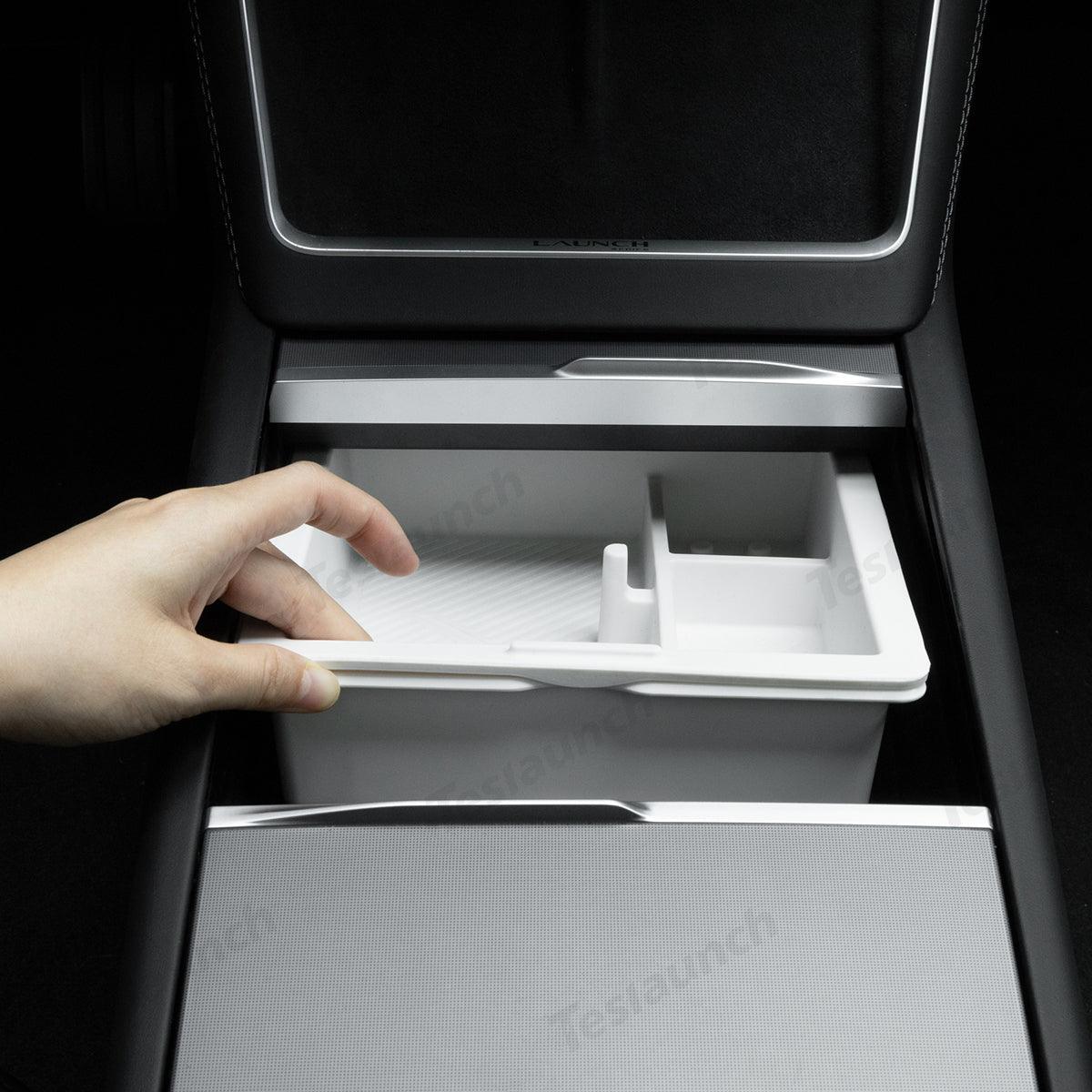 Multi-Functional Center Console Organizer for Tesla Model Y Juniper 2025+ - Evooor