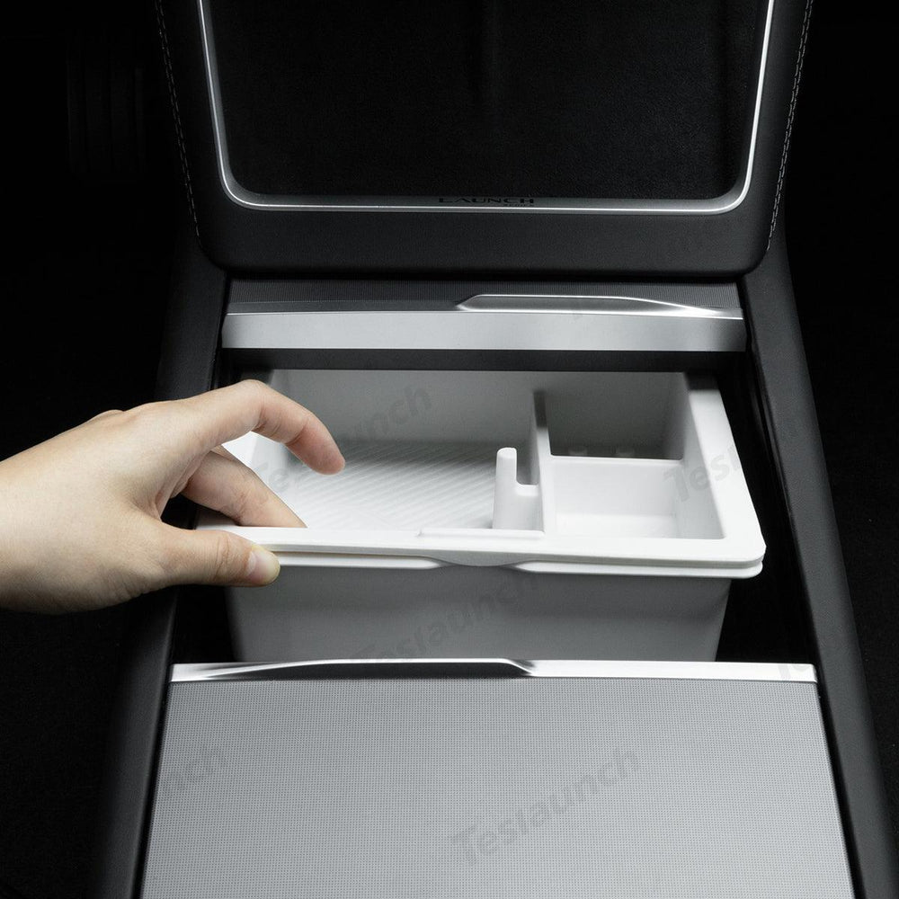 Multi-Functional Center Console Organizer for Tesla Model Y Juniper 2025+ - Evooor