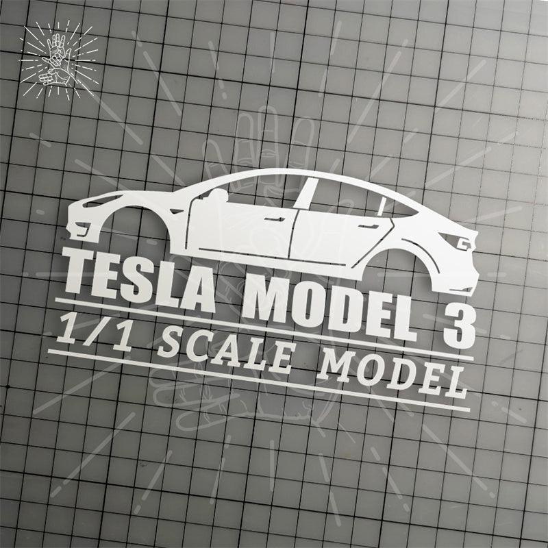 Model 3/Y/S/X Don't Touch My Car Humorous Decorative Sticker For Tesla - Evooor