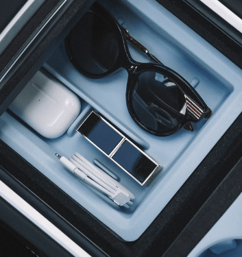 Model 3/Y Double-layer Organizer - Sliding Center Console Tray for Tesla(2021-2023) - Evooor