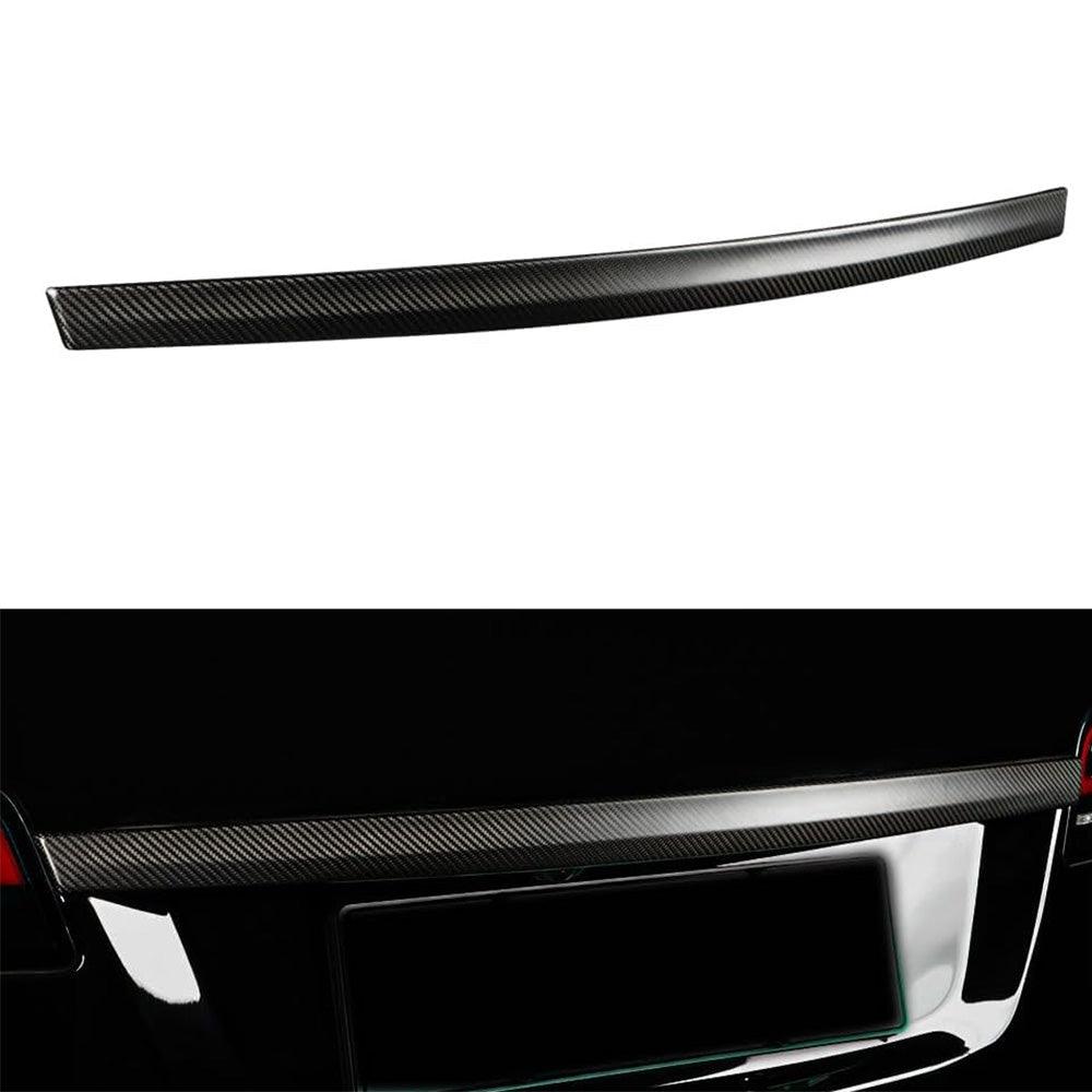 [Enhanced Performance] Carbon Fiber Rear Tailgate Trim for Tesla Model S 2022 and Beyond - Evooor