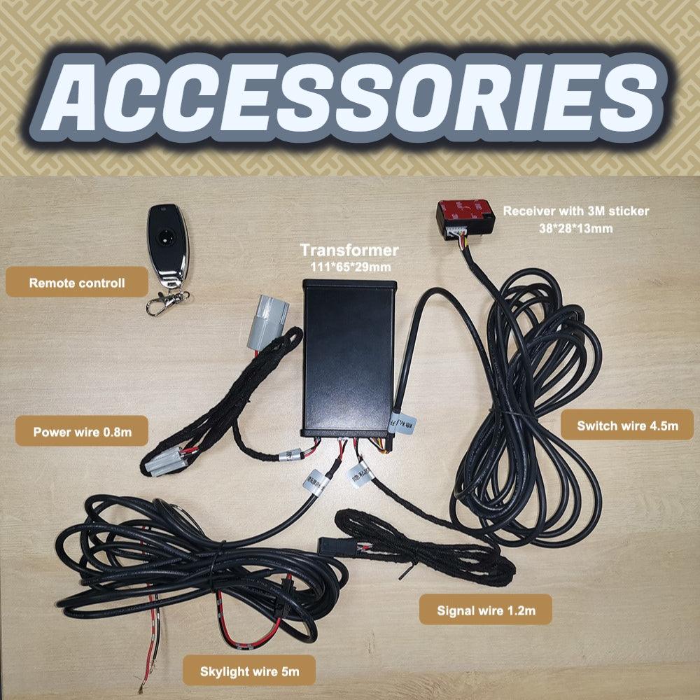 Tesla PDLC Switchable Smart Glass Film Sunroof Sunshade for Model 3 and Model Y - Evooor