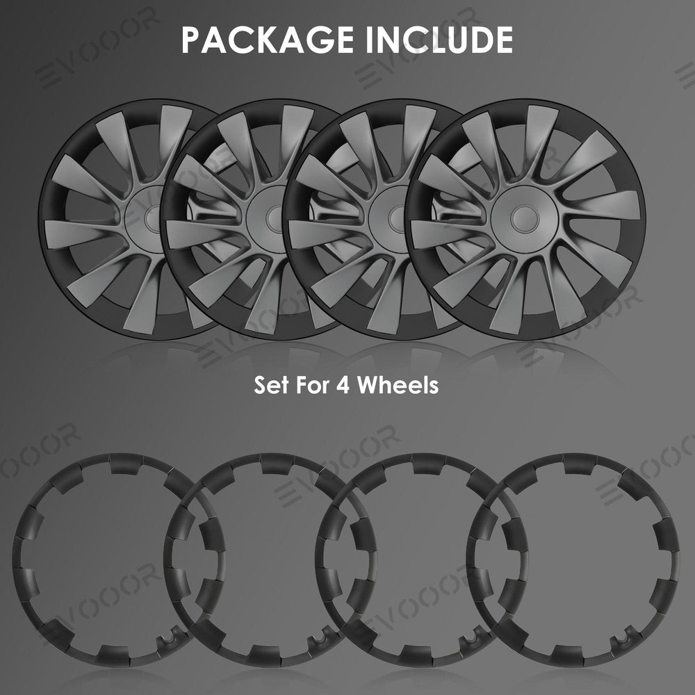Model Y All-in-one Rim Protector for Tesla MY 20'' Induction Wheels 21'' Uberturbine Wheels - Evooor