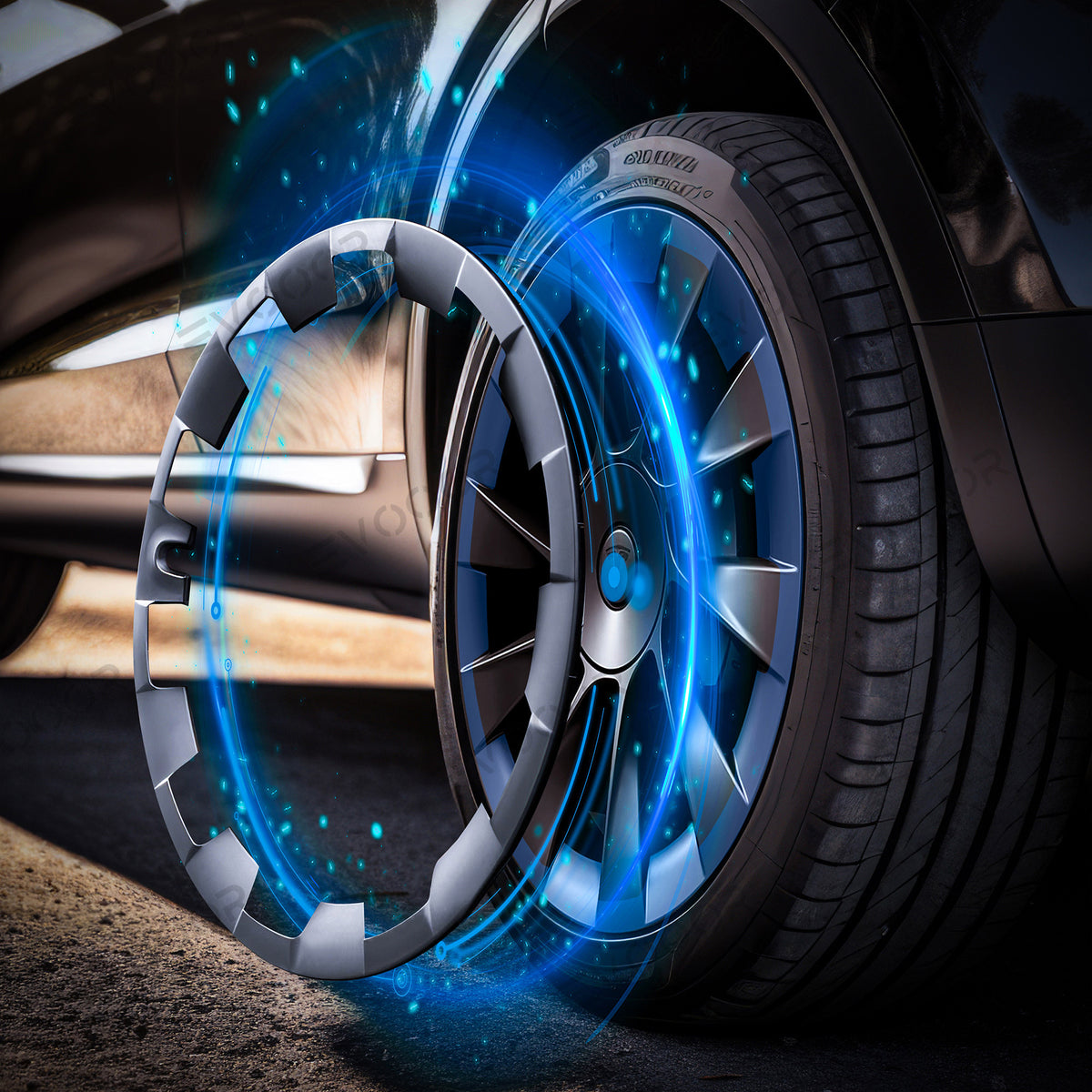All-in-one Rim Protector for Tesla Model Y 20'' Induction Wheels 21'' Uberturbine Wheels