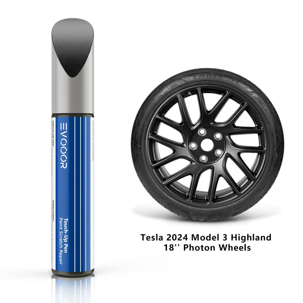 Tesla Model 3/Y/X/S Wheel Hub Repair Paint Pen - New Original Color Match Wheel Paint - Evooor