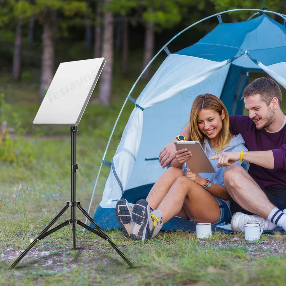 Versatile Tripod Stand with Threaded Adapter for Starlink Mini - Easy Height Adjustment and Secure Mounting - Evooor