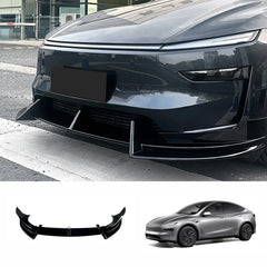 Front Bumper Spoiler Lip Guard for Tesla Model Y - Sporty Design for Enhanced Style and Protection - Evooor