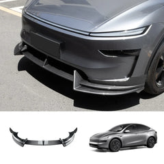 Front Bumper Spoiler Lip Guard for Tesla Model Y - Sporty Design for Enhanced Style and Protection - Evooor