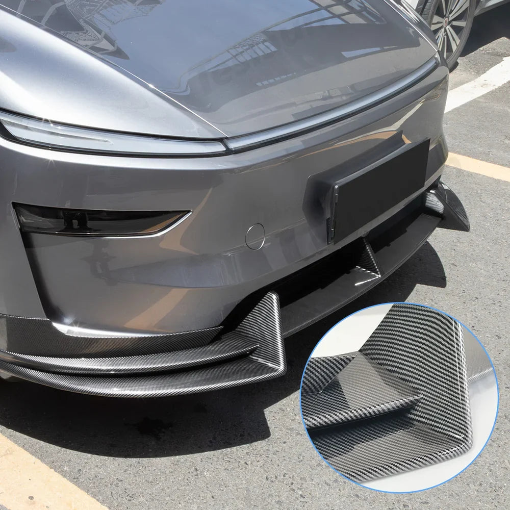 Front Bumper Spoiler Lip Guard for Tesla Model Y - Sporty Design for Enhanced Style and Protection - Evooor