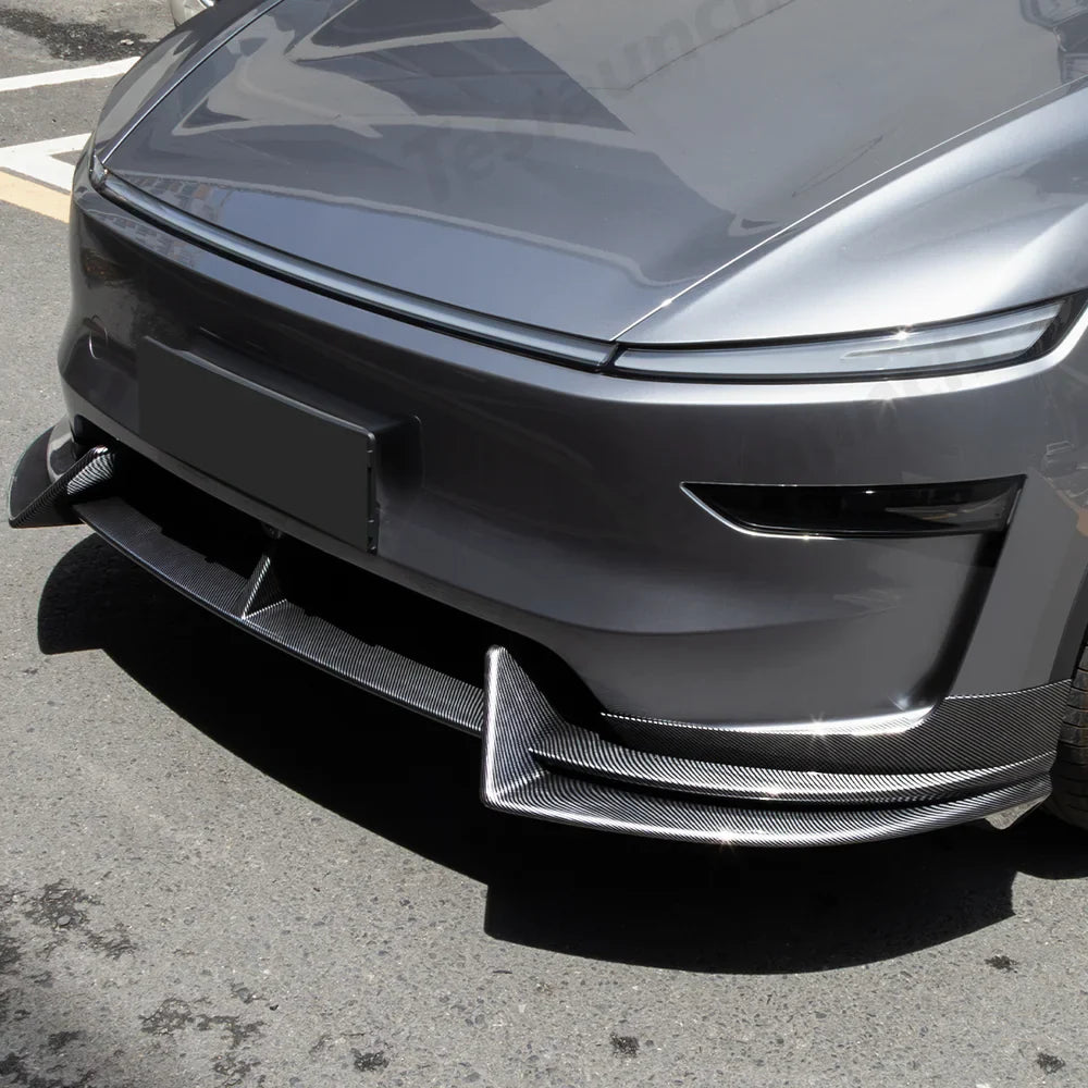 Front Bumper Spoiler Lip Guard for Tesla Model Y - Sporty Design for Enhanced Style and Protection - Evooor