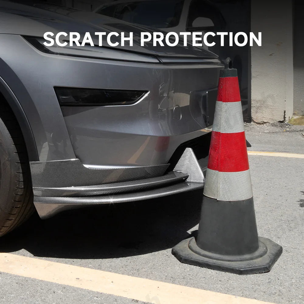 Front Bumper Spoiler Lip Guard for Tesla Model Y - Sporty Design for Enhanced Style and Protection - Evooor
