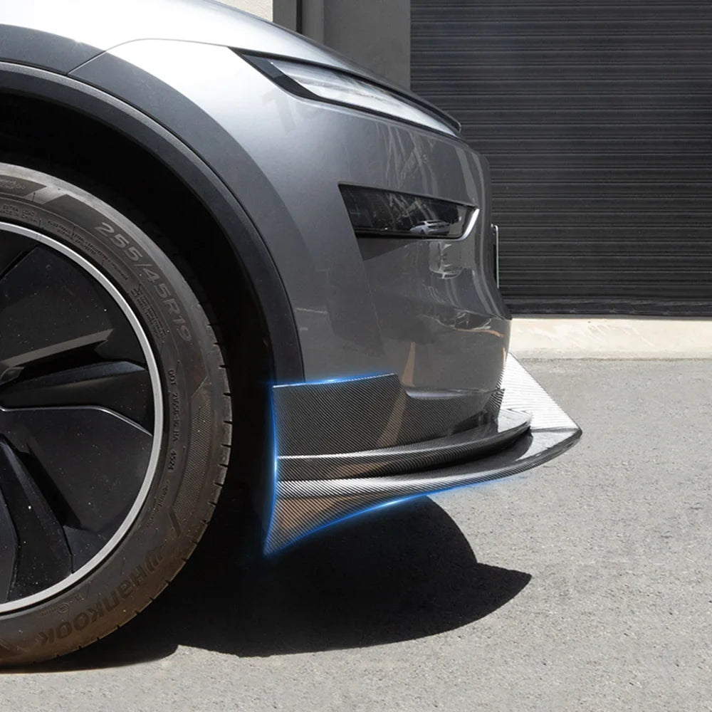 Front Bumper Spoiler Lip Guard for Tesla Model Y - Sporty Design for Enhanced Style and Protection - Evooor