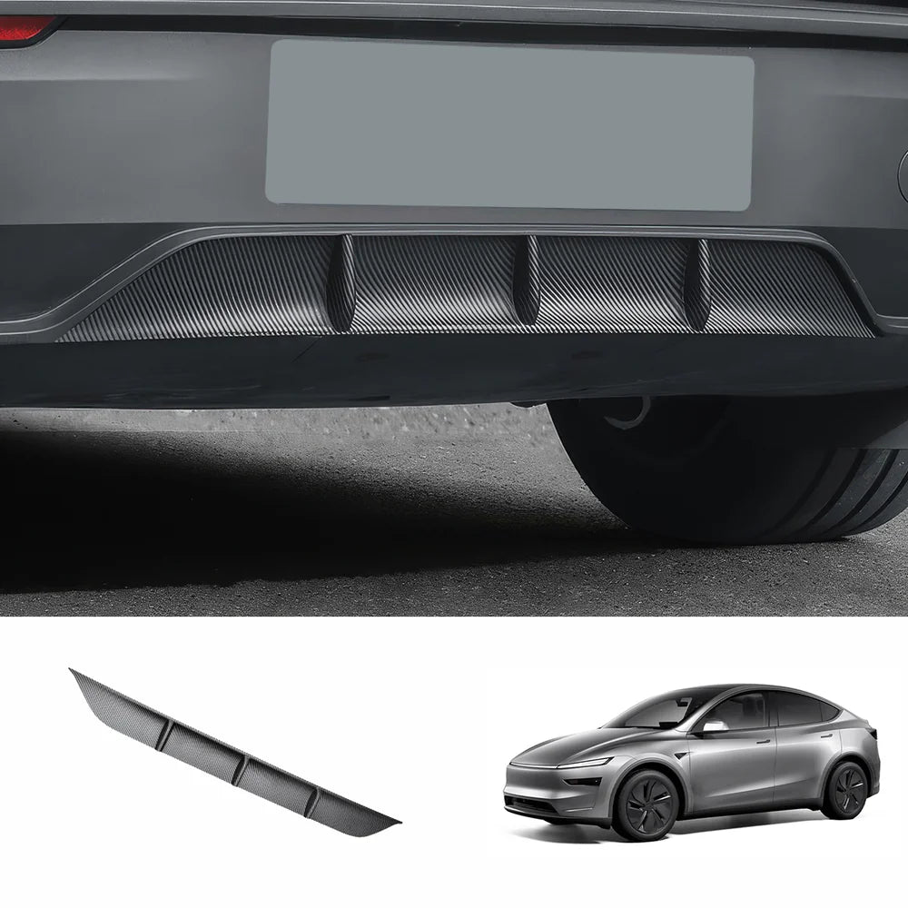Tesla Model Y Juniper 2025+ Rear Bumper Lip Spoiler with ABS Material for Enhanced Style and Aerodynamics - Evooor