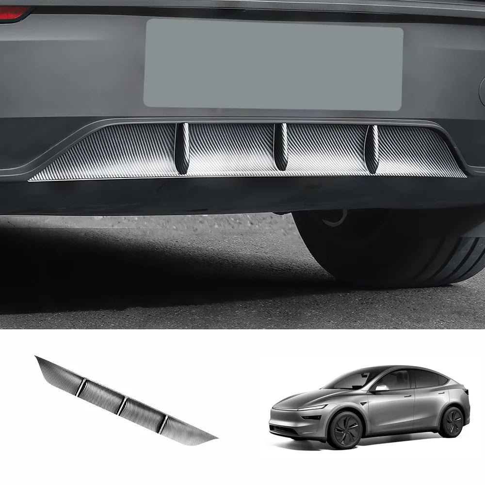 Tesla Model Y Juniper 2025+ Rear Bumper Lip Spoiler with ABS Material for Enhanced Style and Aerodynamics - Evooor