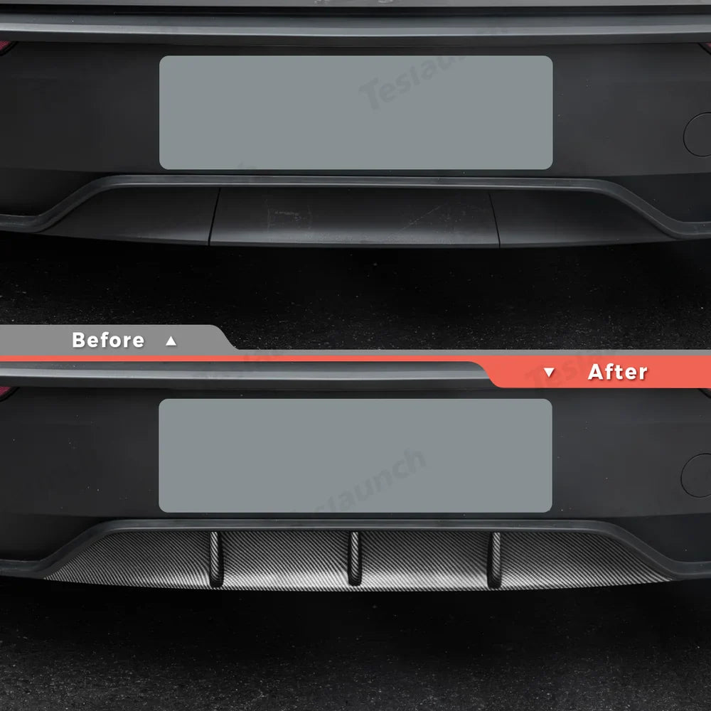Tesla Model Y Juniper 2025+ Rear Bumper Lip Spoiler with ABS Material for Enhanced Style and Aerodynamics - Evooor